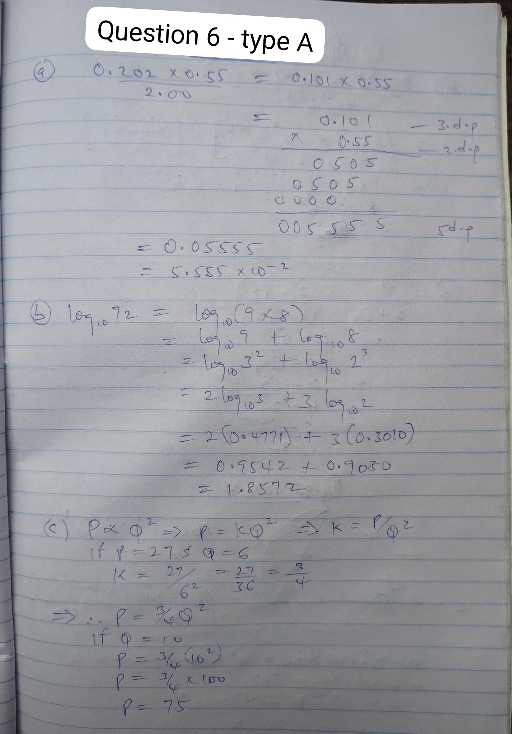 type-a-6 2026 Nabteb Mathematics Obj & Theory Both Questions and Answers