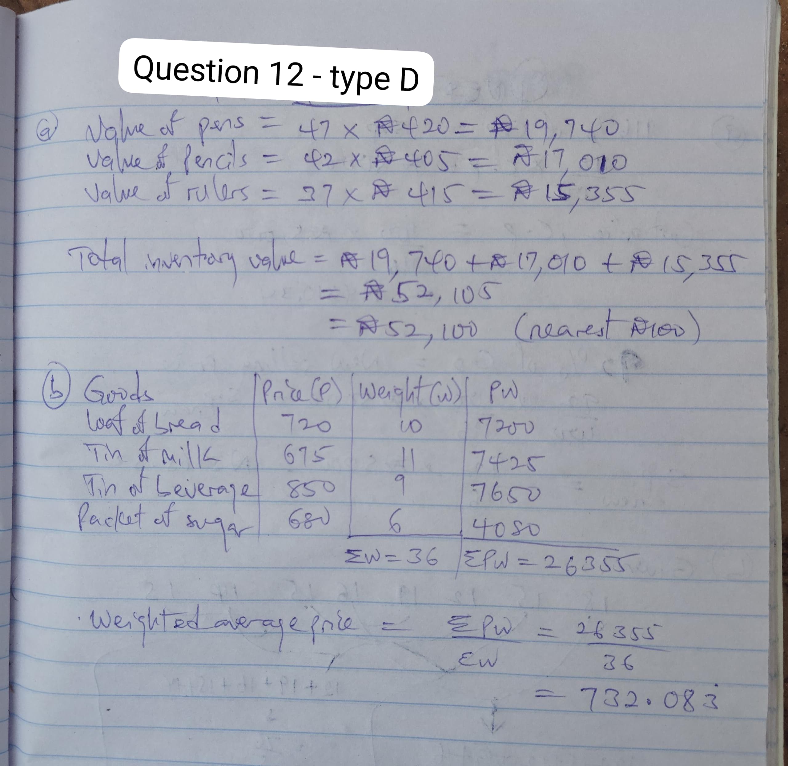 type-d-12 2026 Nabteb Mathematics Obj & Theory Both Questions and Answers
