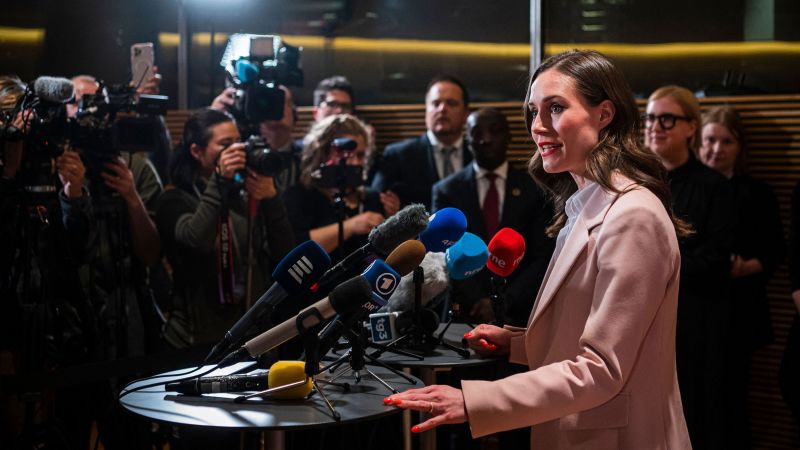 Finland's Prime Minister Sanna Marin concedes election
