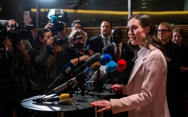 Finland’s Prime Minister Sanna Marin concedes election