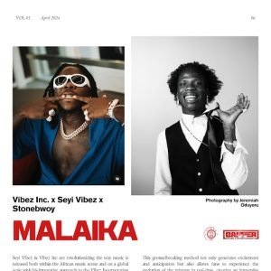 Vibez Inc – Malaika Ft. Seyi Vibez & Stonebwoy Mp3, Seyi Vibez, Stoneboy, Malaika
