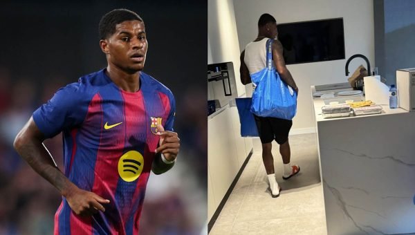 Marcus Rashford settles into Barcelona life with surprise IKEA trip