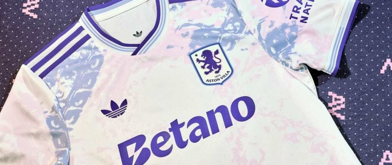 Aston Villa release stained glass-style 2025/26 third kit