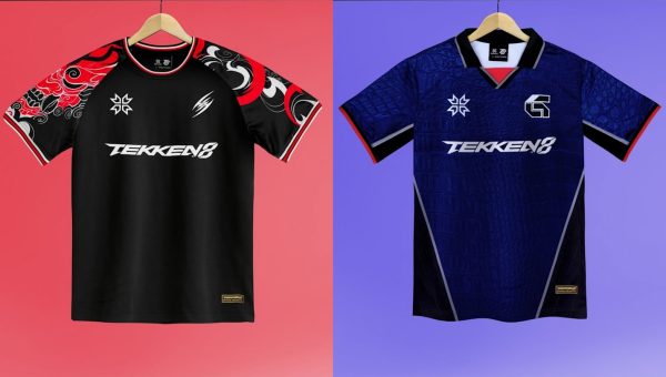 Dyenamik drop bold TEKKEN 8 football shirt collection