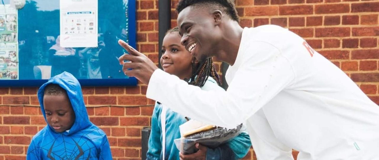 Bukayo Saka inspires again with school uniforms donation for struggling families