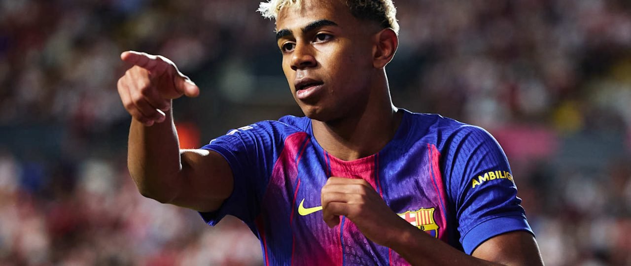 Lamine Yamal unveils signature adidas logo reflecting his Barcelona roots
