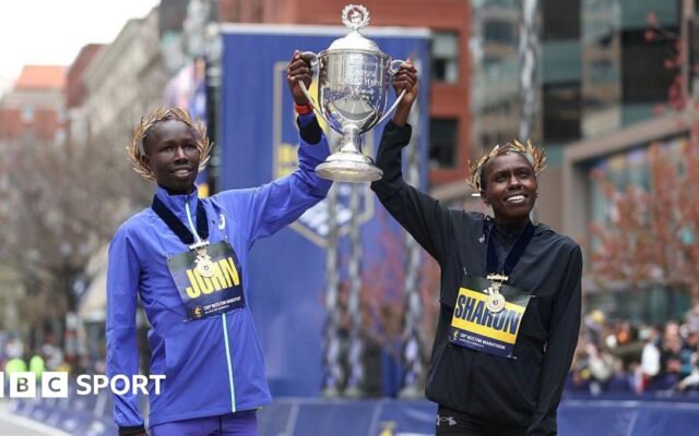 Korir defends Boston Marathon title with course record