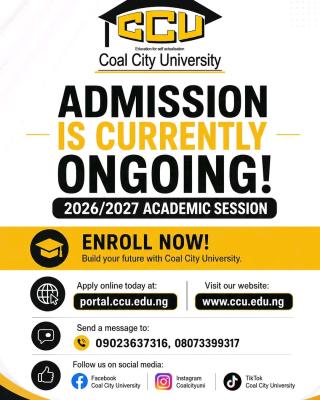 Coal City University Post-UTME 2026: Eligibility and Registration Details