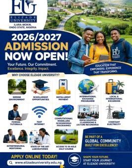 Elizade University Post-UTME 2026: Eligibility and Registration Details