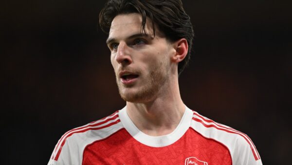 Declan Rice sends six-word message on social media after Arsenal title win