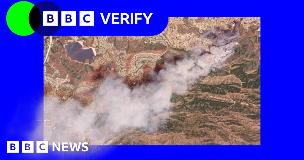 Satellites capture two new wildfires burning in California
