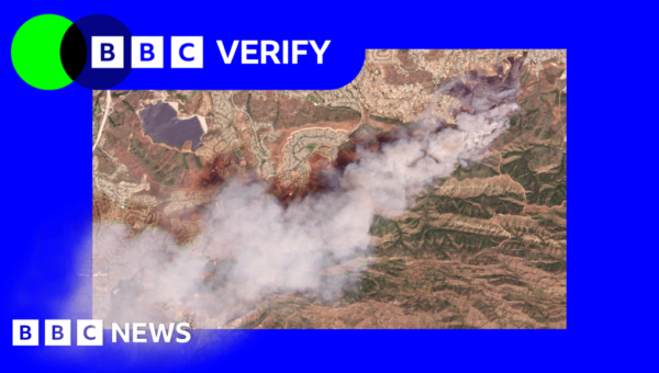 Satellites capture two new wildfires burning in California
