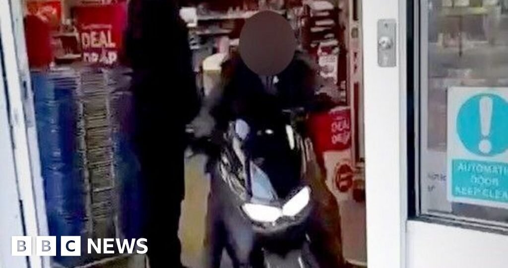 Moped riding in shop is not a surprise on ‘forgotten estate’