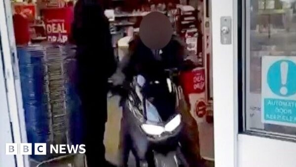 Moped riding in shop is not a surprise on ‘forgotten estate’