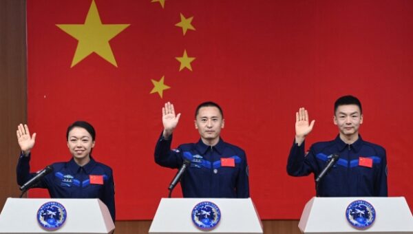 China Launches Three-Crew Space Flight As Part Of Moon Ambitions