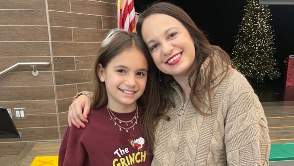 Our elementary school lets parents eat lunch with their kids. My youngest is off to middle school, and I’ll miss those priceless moments.