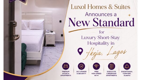 Luxol Homes and Suites Redefines Luxury Shortlet, Serviced Apartment Living in Ikeja Lagos