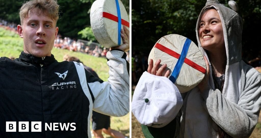 Watch: Best moments from 2026 Cooper's Hill cheese rolling races
