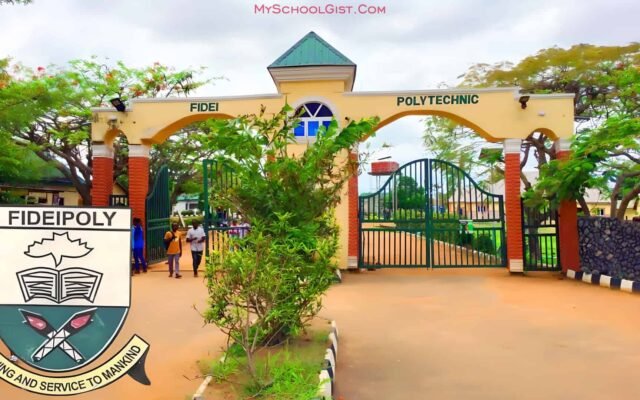Fidei Poly Post UTME/DE Form for 2026/2027 ND & HND Admission