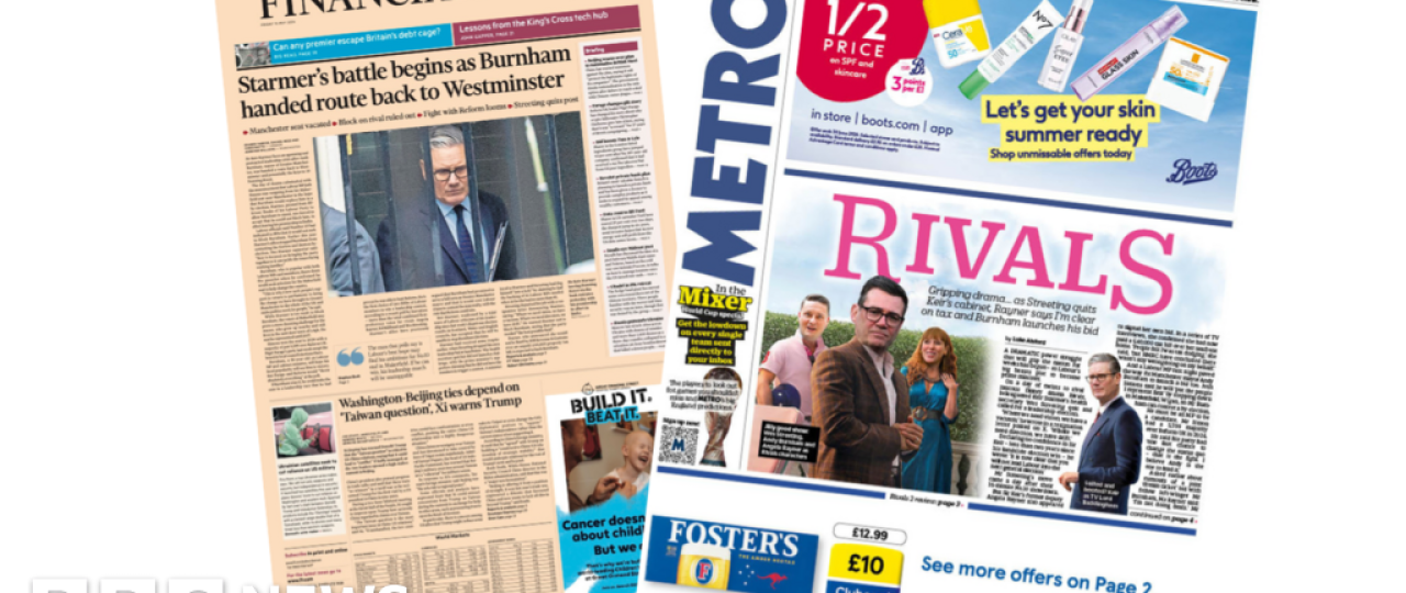 The Papers: ‘Starmer’s battle begins’ and ‘Rivals’