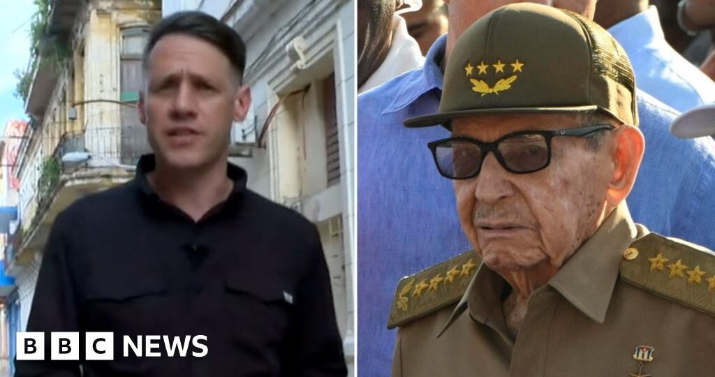 Watch: BBC in Cuba after US announces criminal charges against Raúl Castro