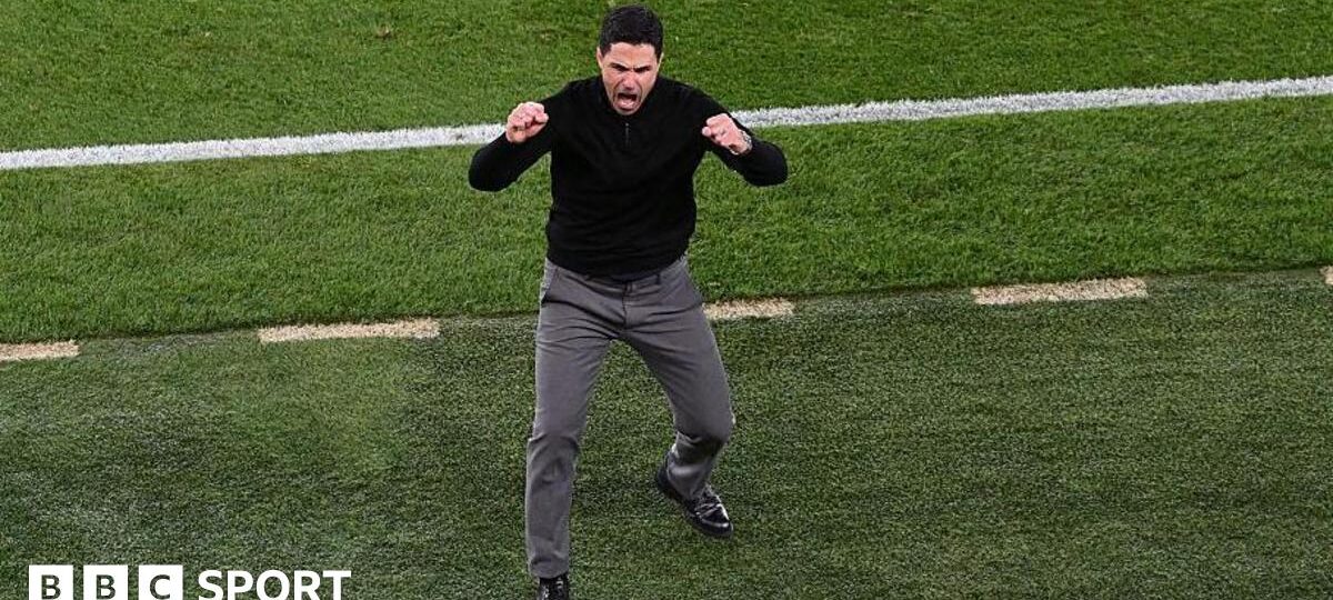 Arteta told of title win by crying son - while having barbecue
