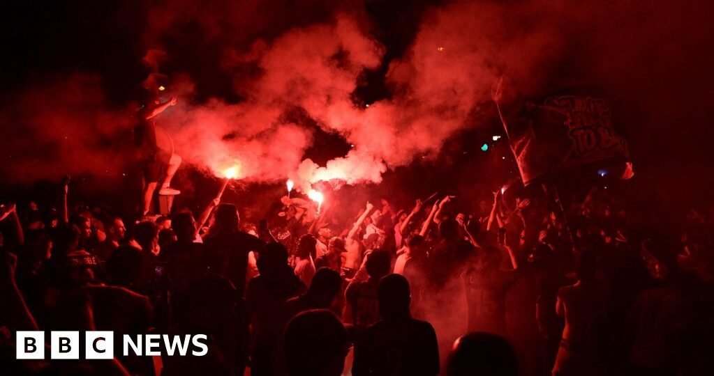 Hundreds arrested in France after wild Champions League celebrations