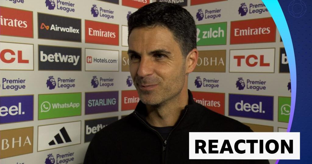 We played some of our best football of season in first half – Arteta