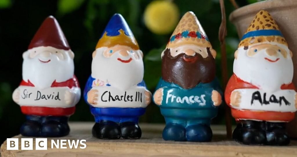 Watch: Celebrities paint garden gnomes for Chelsea Flower Show as ban lifts