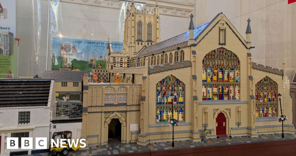 Lego cathedral model completed after 10-year build