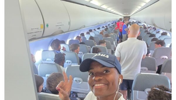 UCL final: Super Falcons captain land in Budapest to support PSG