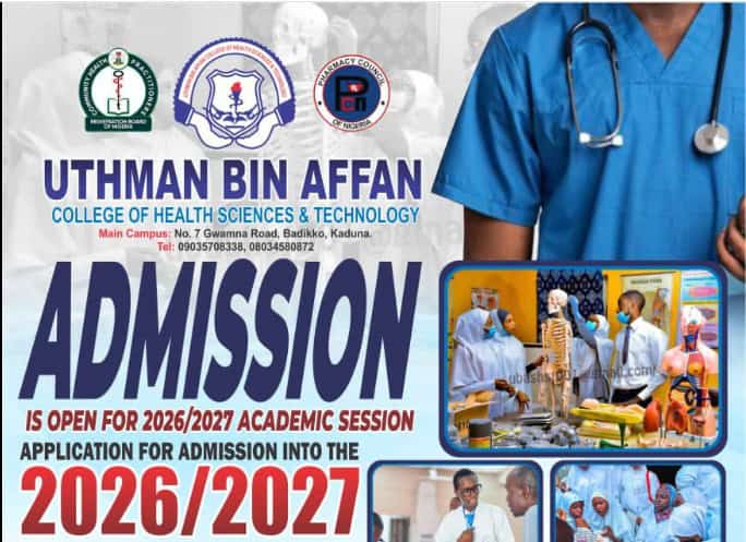 Uthman Bin Affan College of Health Tech Admission Form 2026/2027