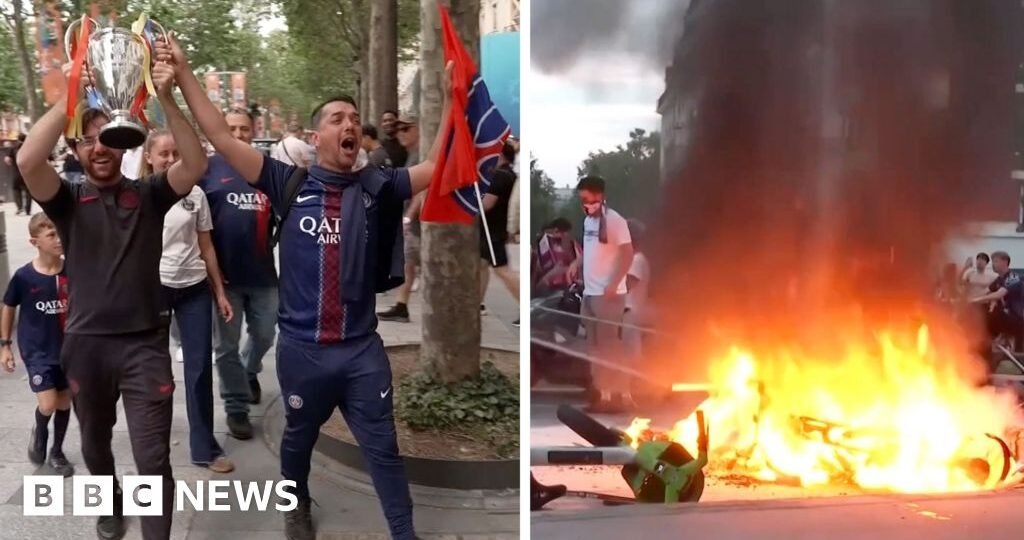 Between celebration and confrontation: Paris after PSG victory
