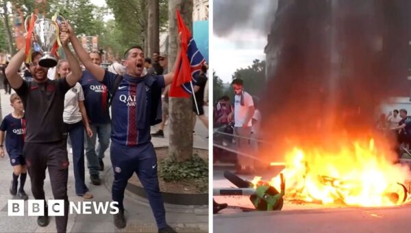 Between celebration and confrontation: Paris after PSG victory