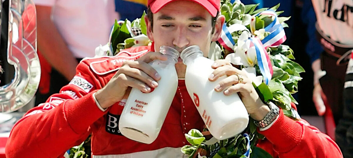 Indy 500 winners celebrate with a messy milk tradition