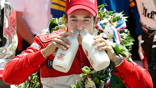 Indy 500 winners celebrate with a messy milk tradition