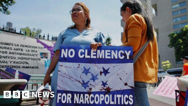 Honduran ex-president controversially pardoned by Trump speaks to BBC