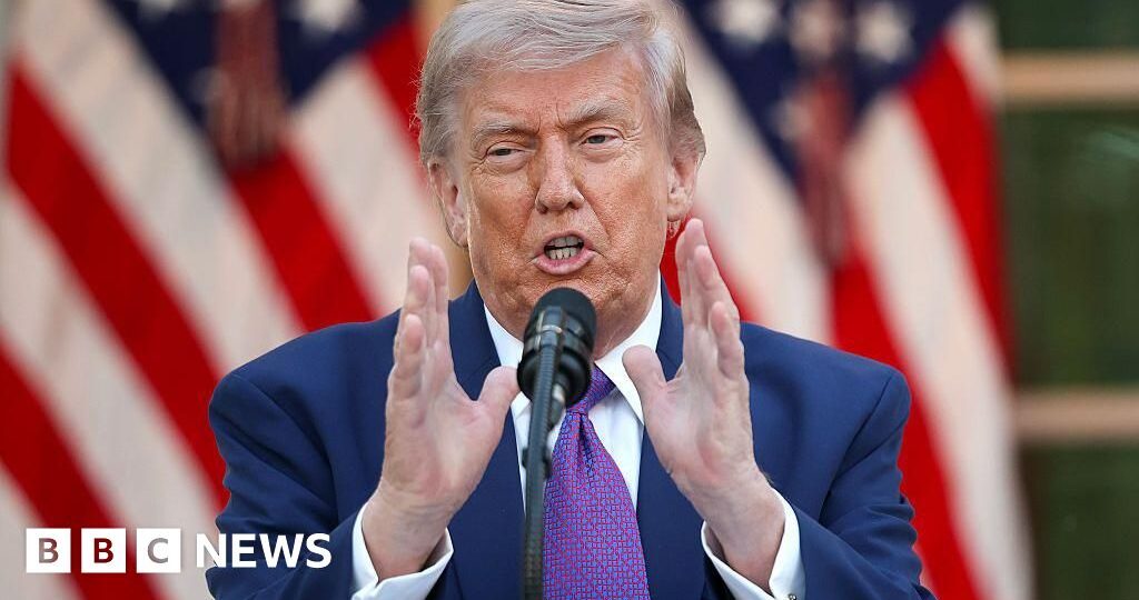 Trump administration unveils $1.7bn fund to compensate his allies as he drops tax lawsuit