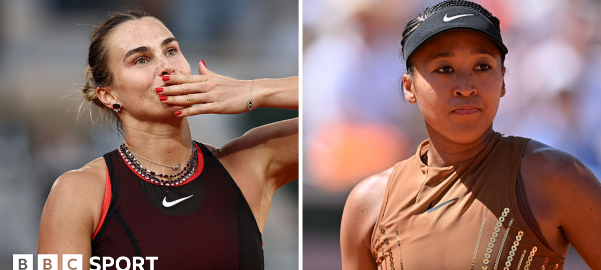 Sabalenka v Osaka first French Open women's night match since 2023