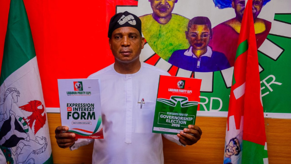 2027: Ex-APC guber aspirant, Byuan picks nomination forms in Labour Party, endorses Tinubu for president
