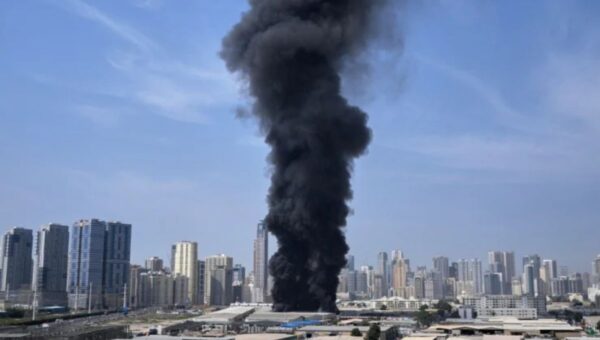Drone strike triggers fire near nuclear plant in UAE