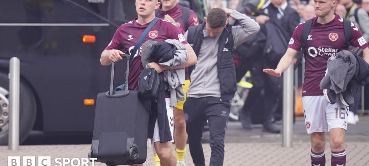 ‘Menacing and threatening atmosphere’ forced Hearts exit