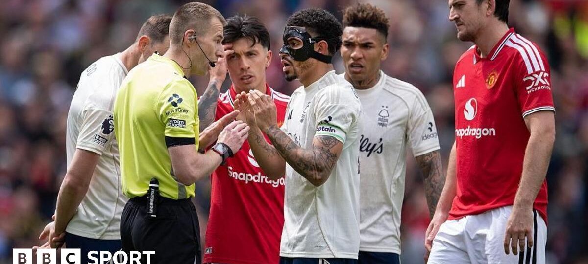 Man Utd-Forest referee not selected for final day