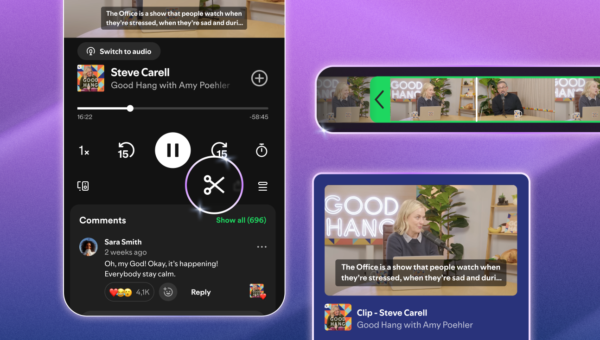 Spotify now lets you ‘clip’ moments from your favorite podcast