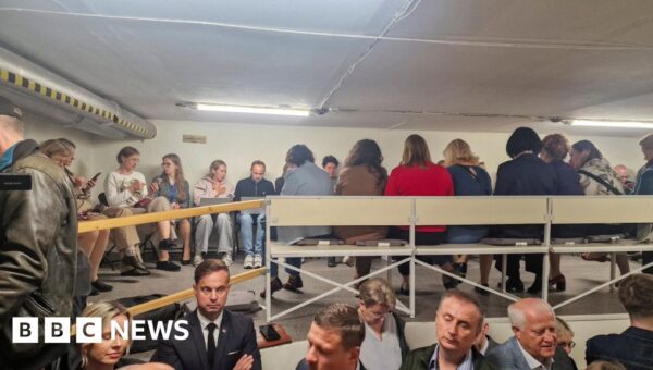 Lithuania’s leaders take shelter during drone air alert