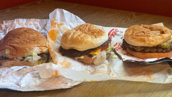 I ordered burgers at Culver’s, Freddy’s, and Sonic. The best was also the cheapest.