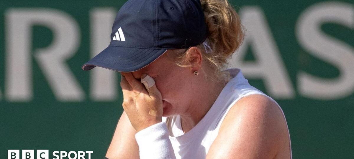 Britain's Jones breaks through at French Open after 'hardest moment of career'