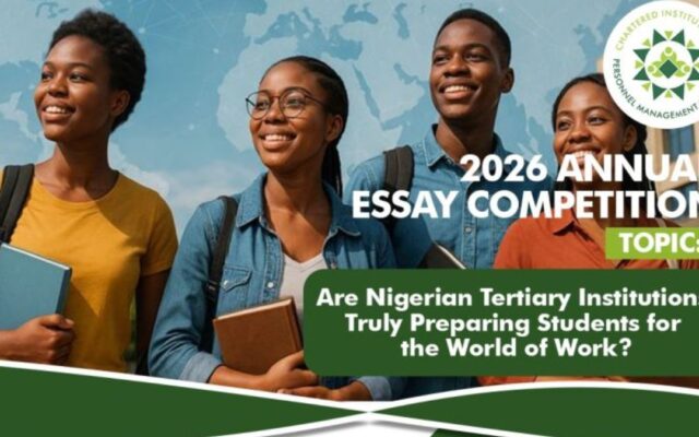CIPM Essay Competition 2026 For Nigerians (Chartered Institute of Personnel Management) | How To Apply