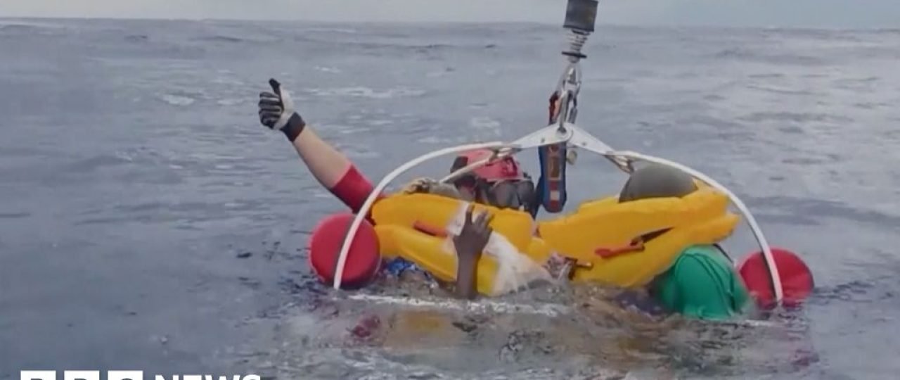 Watch: US Air Force rescues 11 people after plane crashes off Florida coast