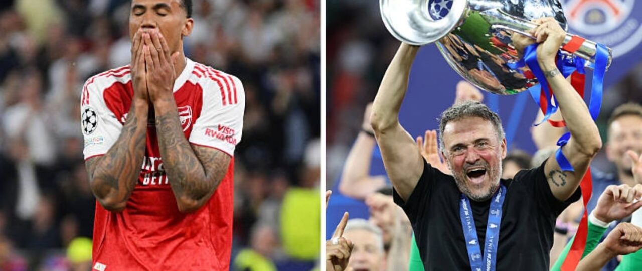 Gabriel Magalhaes awful penalty hands PSG back-to-back Champions League glory